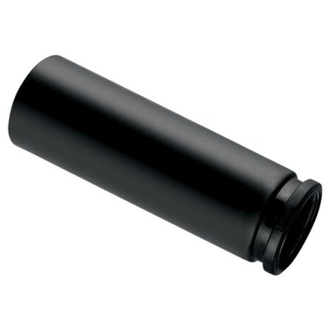 Geberit afvoer manchet - voor hangWC's - PE - kunststof - D90 - L - 310mm - zwart (wit) 0711499