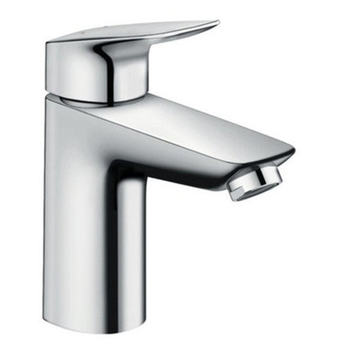 Hansgrohe Logis 1 greeps wastafelkraan - 100 met trekwaste - hoogglans chroom 0605647