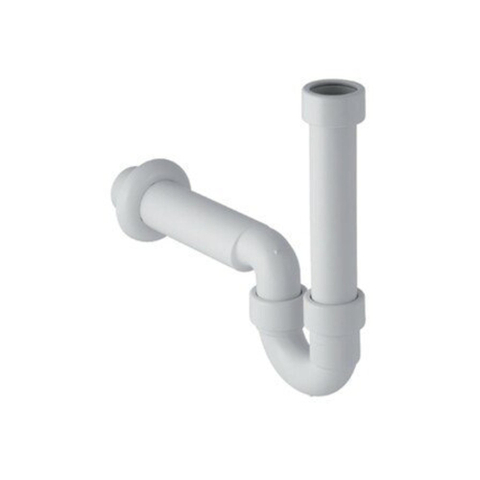 Geberit buissifon - voor vaat- of wasmachines - D - 40mm - kunststof - alpien wit 0711009