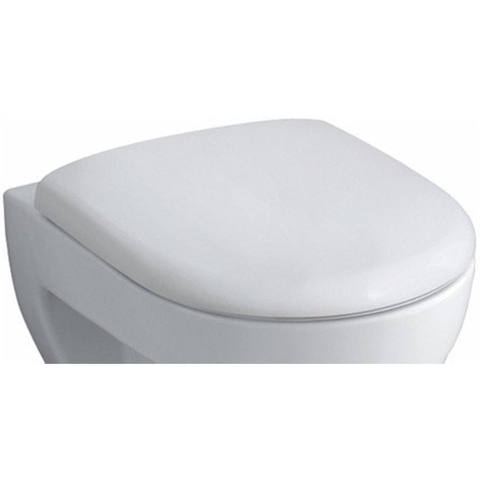 Geberit Renova abattant WC - 37x45.5cm - forme D - déclipsable - blanc 0300444