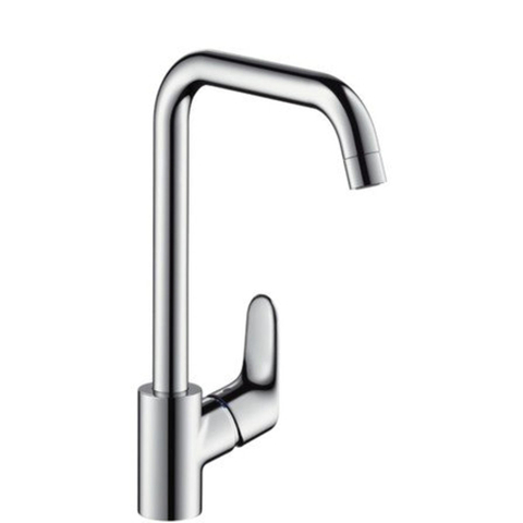 Hansgrohe Focus m41 E2 keukenkraan - met hoge - draaibare uitloop instelbaar - 110 graden - 150 graden en 360 graden - hoogglans chroom 0605548