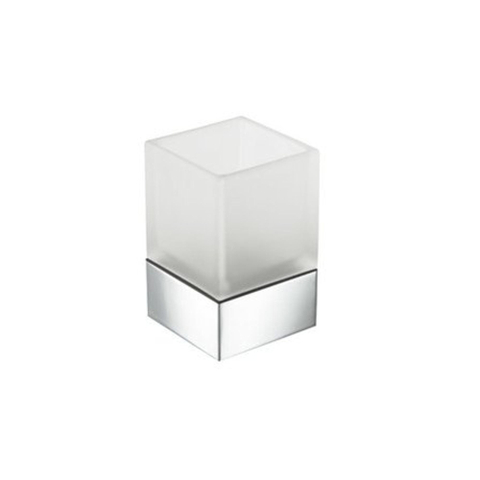 Geesa Modern Art Porte-gobelet avec verre Chrome 0650141
