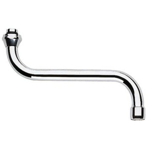 Grohe Draaibare S-uitloop - met straalregelaar - 3/4 inch - 150mm - chroom 0430455
