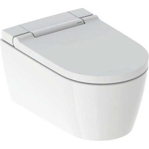 Geberit AquaClean Sela Douche Wc - 37.5x56.5cm - softclose - keratect - alpine - glans wit SW258981