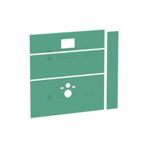 Geberit Gis easy plaques de plâtre pour module WC avec réservoir UP300 et UP320 frontal 130x130cm 2200622