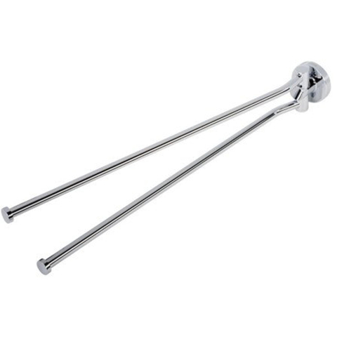 Geesa Nemox Handdoekrek 2-armig - 2-lids handdoekhouderchroom - chroom 0650356