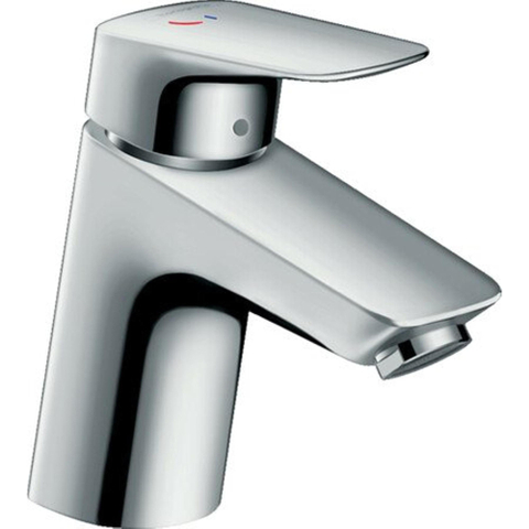 Hansgrohe Logis Eengreeps wastafelmengkraan - 70 - coolstart - zonder afvoer - hoogglans chroom 0605641