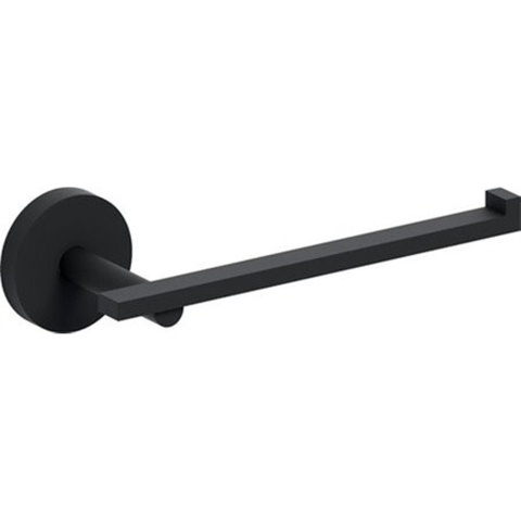 Clou Flat toiletrolhouder L vorm zonder klep mat zwart SHOWROOMMODEL SHOW25782