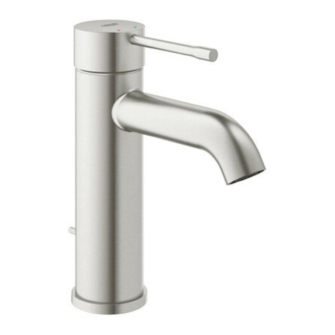 Grohe Essence Wastafelkraan Opbouw - uitloop 11.6cm - S-size - waste - Supersteel (RVS) SW656528