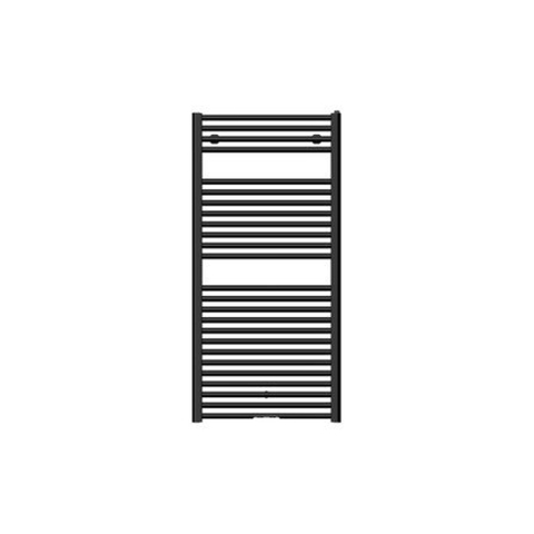 Nemo Spring Toronto handdoekradiator - 124.8x60cm - staal - 689 watt - mat zwart SW877754