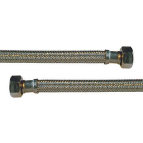 Nemo Go alimentation en eau flexible écrou 3/8f x écrou 3/8f 75cm acier inoxydable ø8 SW294818