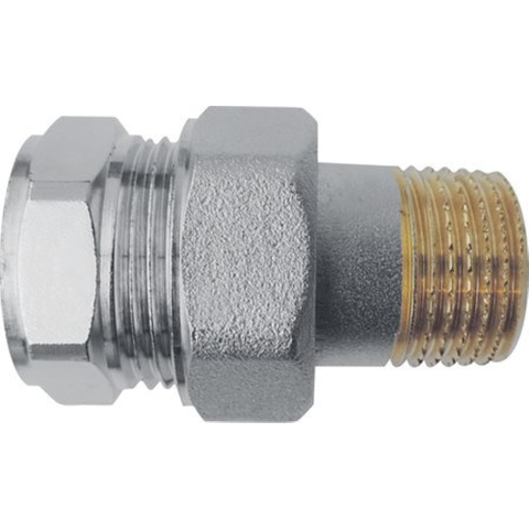 Comap Radiatorkoppeling nikkel recht 1/2 3107 N vernikkeld 7510314