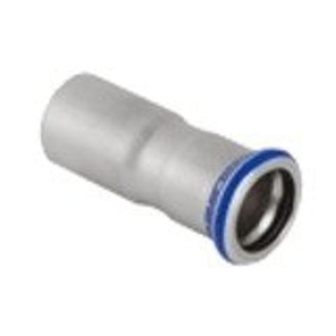 Geberit Mapress persfitting - inox - water - reductie - met insteekbuis - 18-15 SW284844