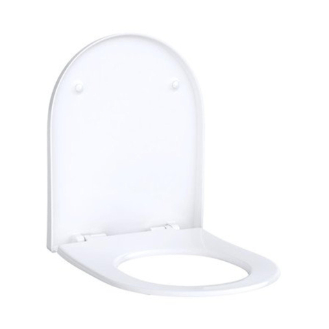 Geberit Acanto Abattant WC avec couvercle TopFix avec frein de chute et déclipsable blanc SW225971