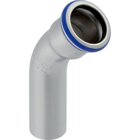 Geberit Mapress persfitting - inox - water - bocht - 45 graden MF - 18 SW293188