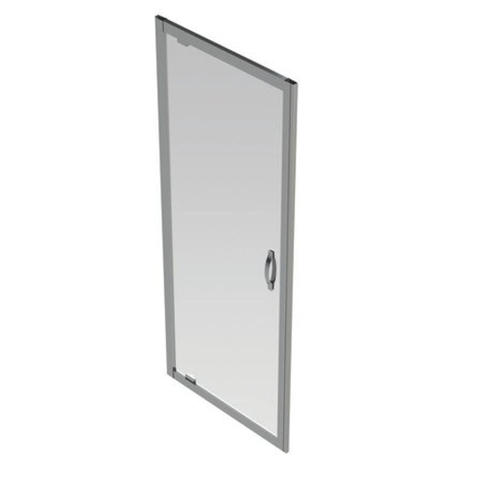 GO by Van Marcke Belo porte pivotante 800x1900mm 6mm verre easy clean profils aluminium chromé SW292789