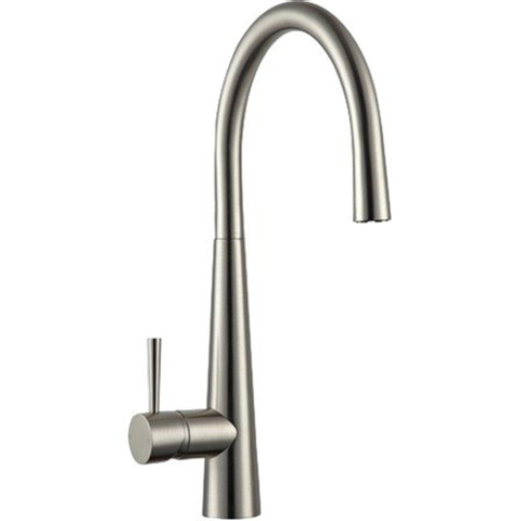 GO by Van Marcke Silk II mitigeur de cuisine monocommande avec bec haut orientable disques en céramique avec flexibles laiton chromé hauteur de base du robinet 420 mm SW286883