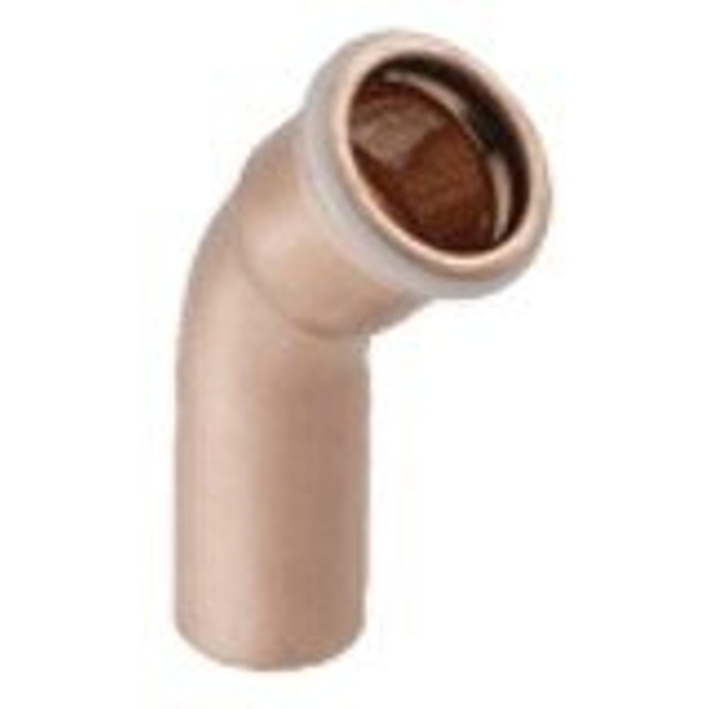 Geberit Mapress persfitting koper water bocht 45 MF 22 60704