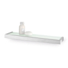 Zack LINEA Élément de tablette - 46x13x3cm - verre mat - inox brossé mat SW23661