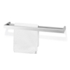 Zack LINEA Handdoekhouder - 62cm - dubbel - mat geborsteld RVS SW23670