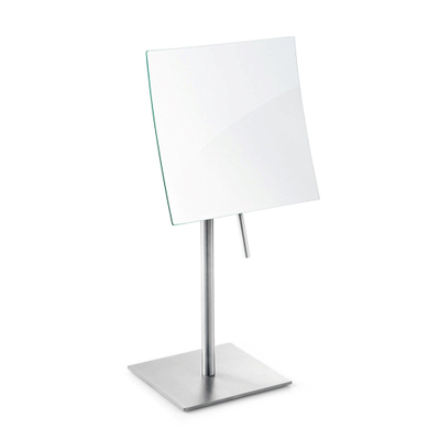 Zack Xero Miroir de maquillage 35X18.5X13.5cm Acier inoxydable mat satiné