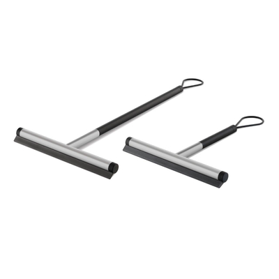 Zack Jaz Raclette de salle de bains 24x23cm inox brossé mat