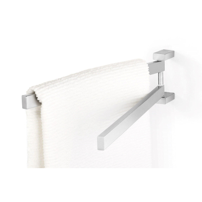 Zack LINEA Handdoekhouder - 45cm - dubbel - draaibaar - mat geborsteld RVS