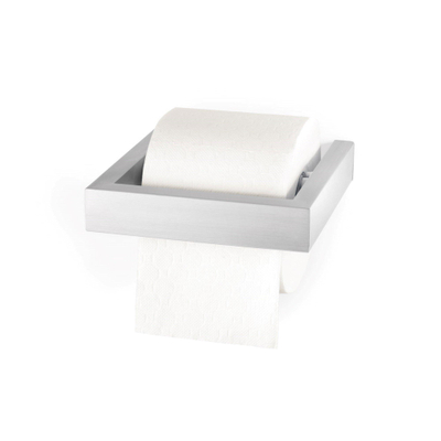 Zack LINEA Toiletrolhouder - 15cm - mat geborsteld RVS SHOWROOMMODEL