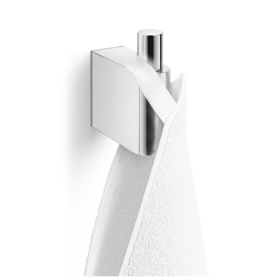 Zack Atore crochet porte-serviettes 2x5.8x5.5cm inox chrome brillant