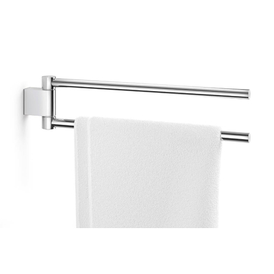Zack Atore porte-serviettes 2,8x10,4x46cm Acier inoxydable Chrome Brillant