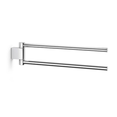 Zack Atore Porte-serviettes - 46cm - double - pivotant - inox