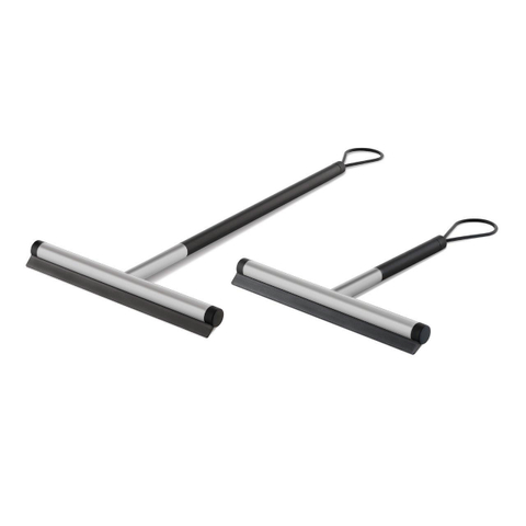 Zack Jaz Badkamerwisser 24x23cm geborsteld mat RVS SW223225